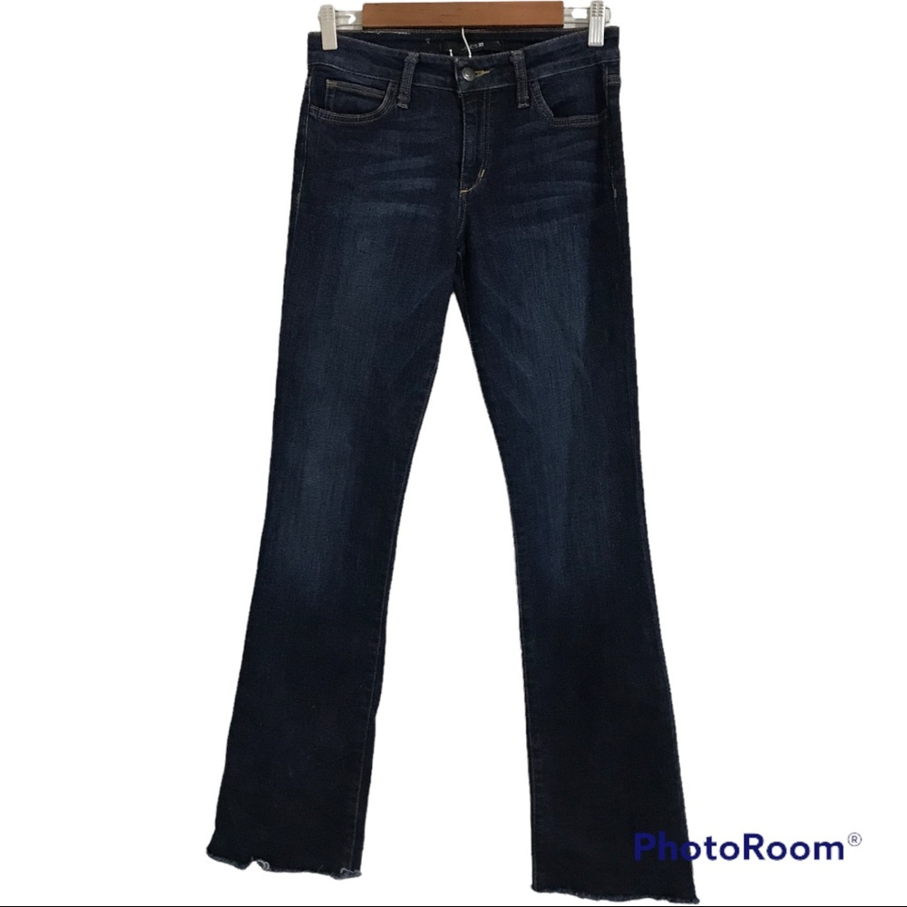 Joe’s The Honey Bootcut Curvy Bootcut Raw Frayed Hem Blue Size 27 Denim Jeans C